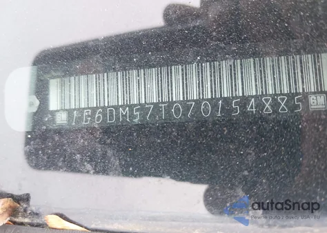 2007 Cadillac Cts Standard from USA, damaged, VIN 1G6DM57T070154885